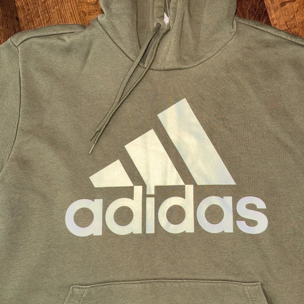 Adidas Men's Khaki Hoodie sz SM